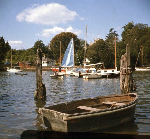 Boats at Eling, near Southampton