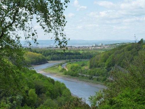 A view of the River Avon from Durdham Downs, Bristol