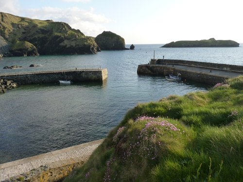 A calm evening at Mullion Cove in Cornwall