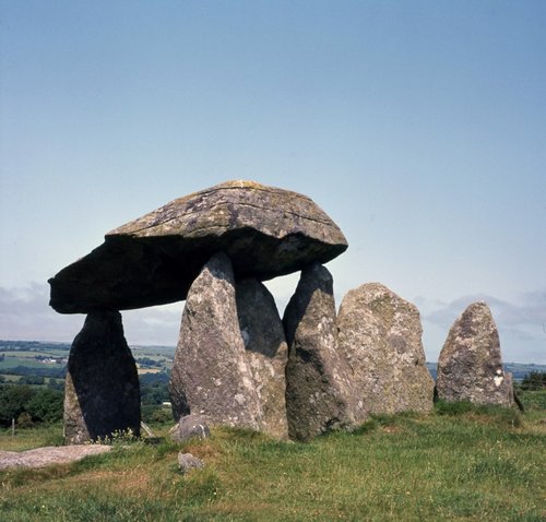 Pentre Ifan Cromlech, near Newport, Pembs.
