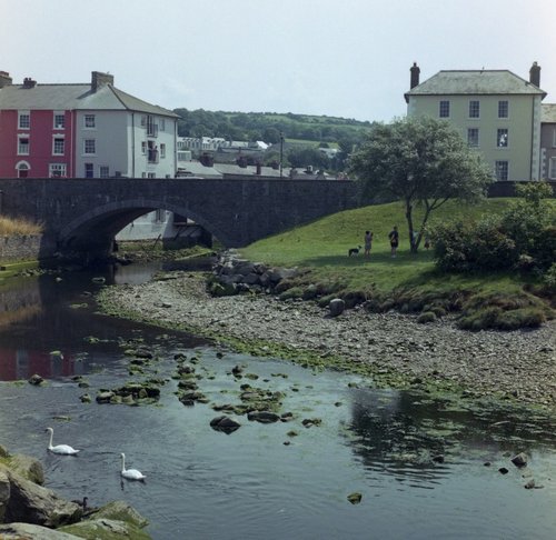 Aberaeron from the harbour