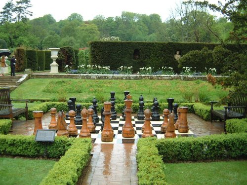 Groombridge Place Gardens May 2001