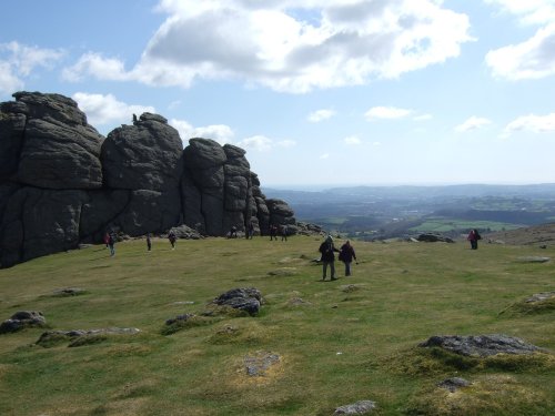 Haytor on a cold Spring day
