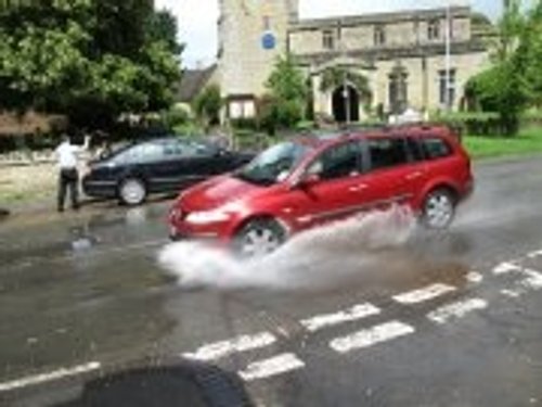 Podington on a wet day
