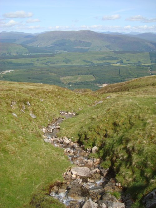 Great Glen view from Aonach Mor