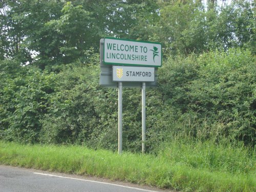Entering Stamford in the B1443
