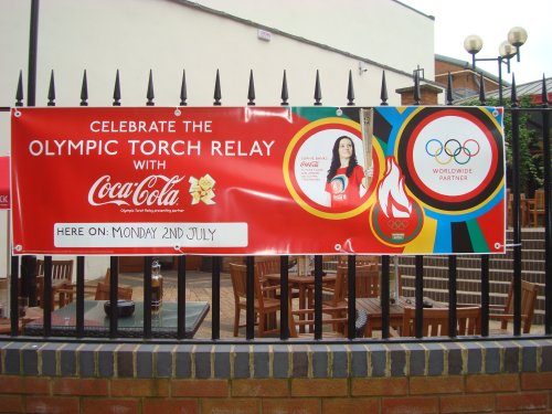 Olympic Torch relay in Coventry