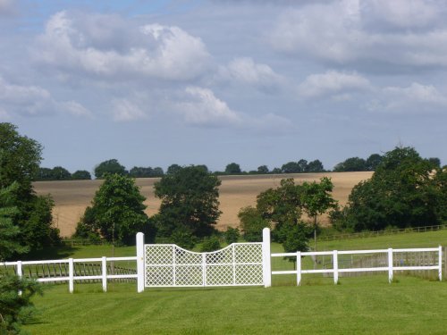 Countryside behind Church at Long Melford, Suffolk