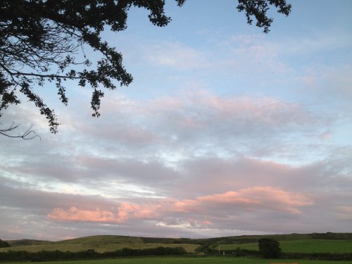Dusk near East Lulworth, Dorset