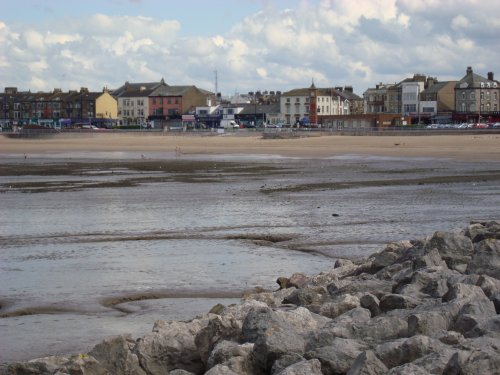 Low tide on the Morecambe Bay