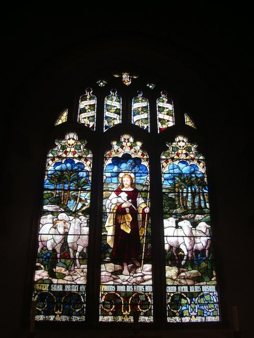 Stained glass window, St Peter’s Church