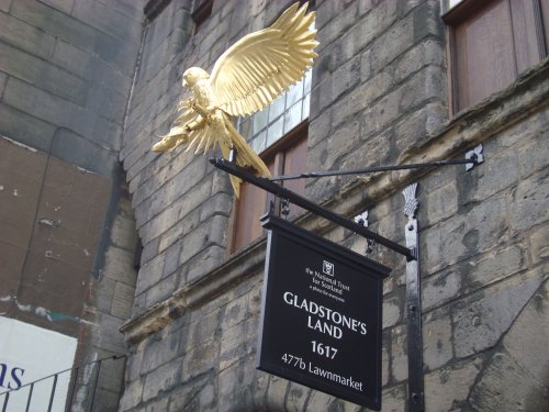 Gladstone's Land sign