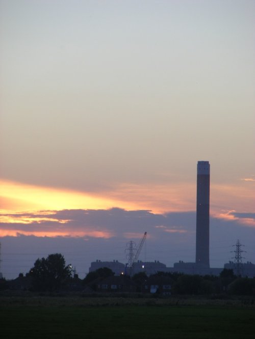 Sheerness on Sea at Sunset