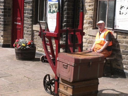 Time for a rest on Oxenhope Station
