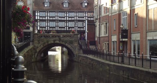 River Witham, centre of Lincoln