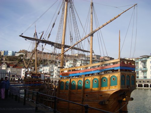 The Matthew at Great Western Dockyard