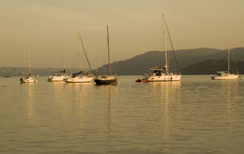 Evening glow on Windermere