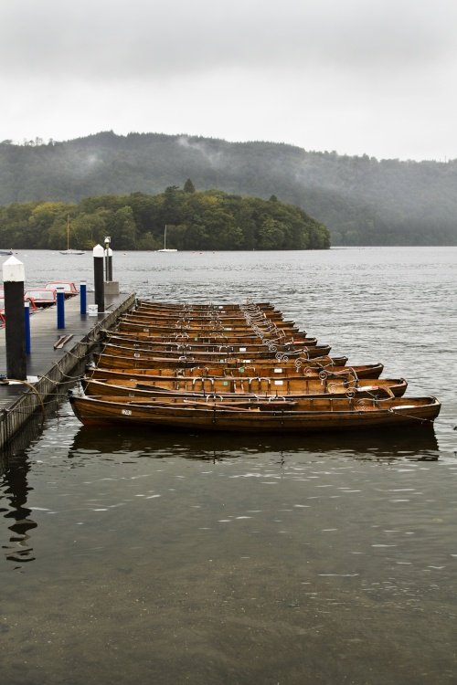 More rowing boats at Bowness