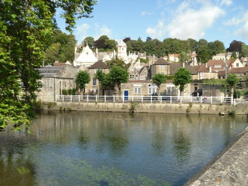 Bradford-On-Avon, the river and view on the town