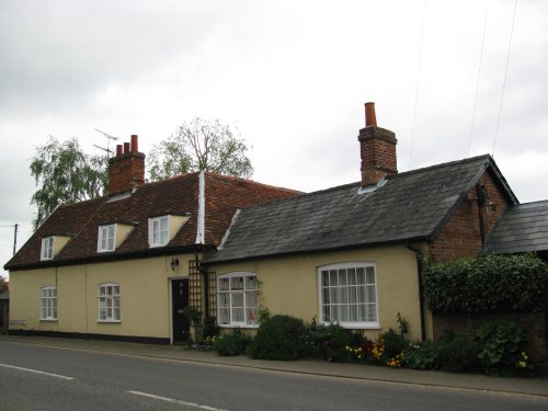 Cottages in the village of Tunstall