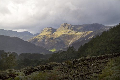 Langdale Pikes from Loughrigg 2