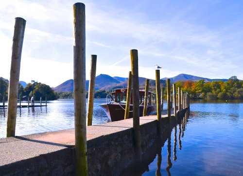 Along the gangway at Keswick