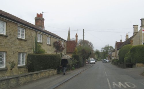 Podington on a wet day