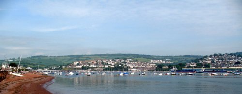 Panorama from Shaldon beach