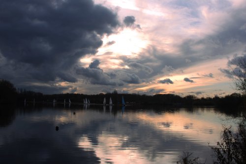 Sailing at Kingsbury Water Park