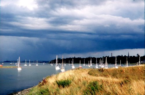 Holbrook Bay part of the river Stour at Manningtree