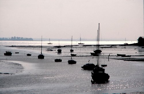 Holbrook Bay part of the river Stour at Manningtree