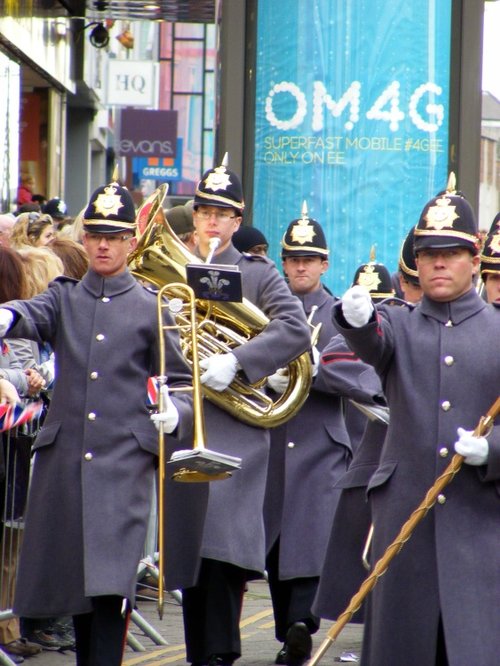 Royal Anglian Regiment home coming from Iraq
