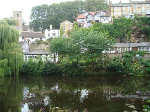 Knaresborough riverside across the Nidd