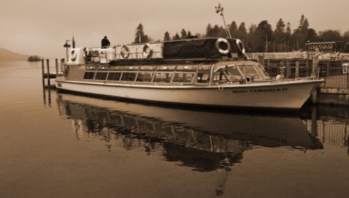 Miss Cumbria IV reflected (sepia)