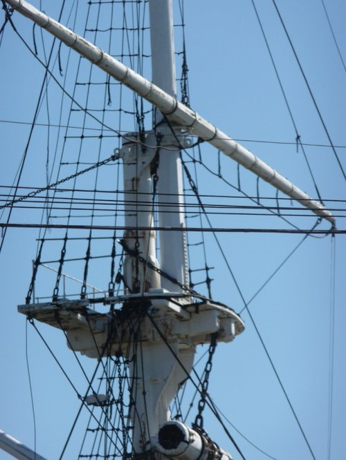  The mast HMS Ganges   Robert Hanley PicturesofEngland com