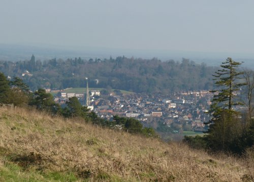 Looking odwn on Dorking.