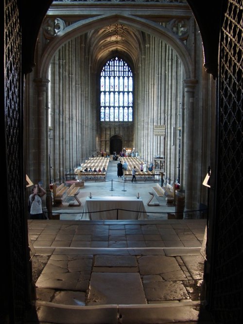 The nave of the Cathedral, Canterbury