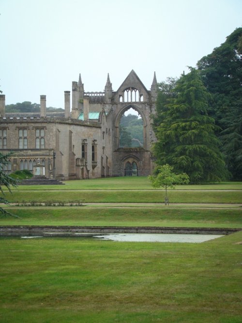 In the gardens of the Abbey, Newstead Abbey
