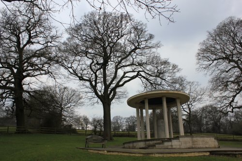 The Magna Memorial in it's setting