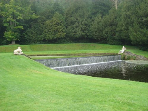 Studley Royal Water Gardens weir