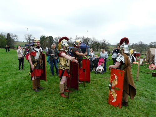 Roman Legion at Chesters fort