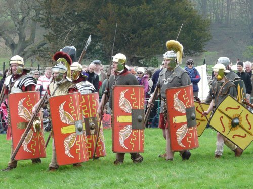 Roman Legion at Chesters fort
