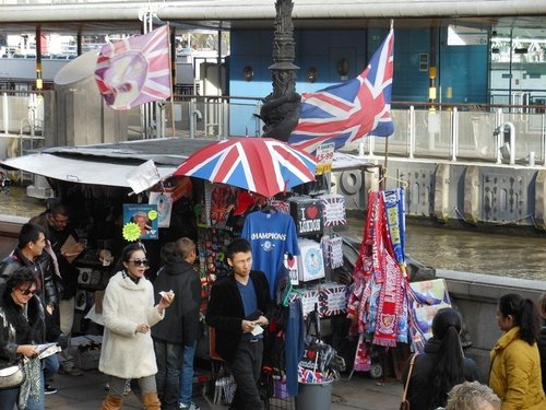 Souvenir Stall, Victoria Embankment, London