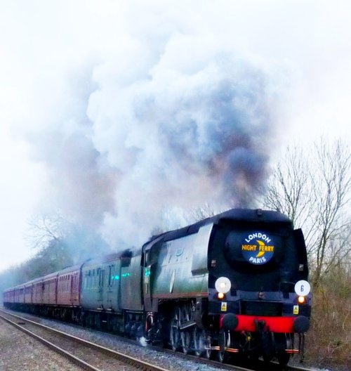 The Night Ferry passing through Syston
