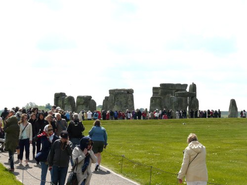 Bank Holiday Monday at Stonehenge