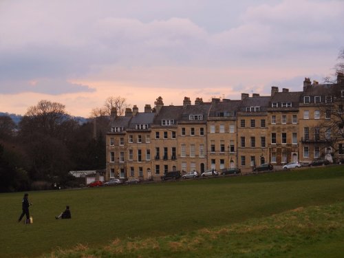 Marlborough Buildings at dusk