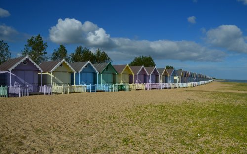 West Mersea beach huts