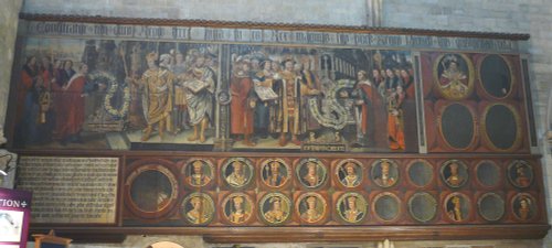 Chichester Cathedral  Tudor Paintings