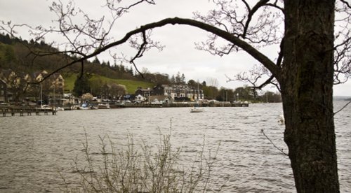 Ambleside pierhead from Borrans Park
