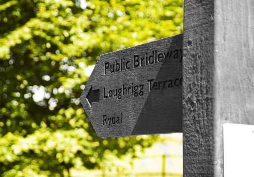 Loughrigg signpost